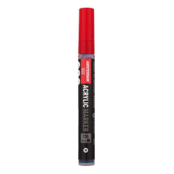 Marker akrylowy - Amsterdam - 735, Oxide Black, 4 mm