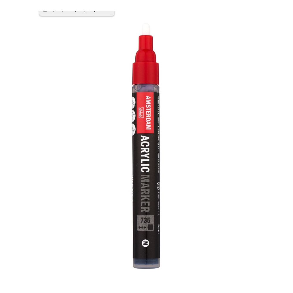 Acrylic marker - Amsterdam - 735, Oxide Black, 4 mm