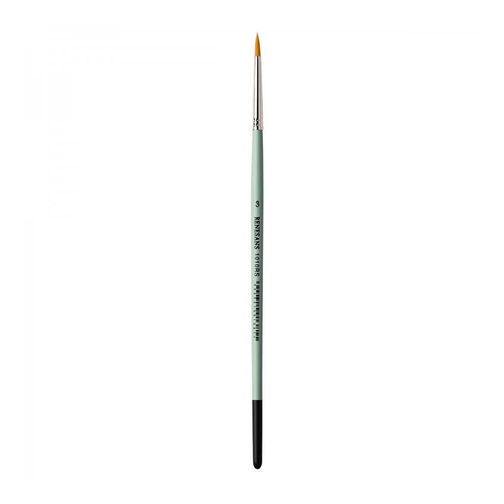 Retouching synthetic brush, 1010RS series - Renesans - short handle, no. 3