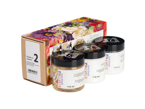 Decoupage cracking set - Renesans - 3 x 110 ml