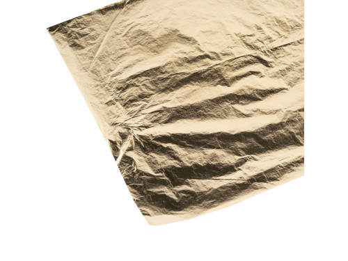 Leaf metal flakes - Renesans - Gold, 16 x 16 cm, 100 pcs.