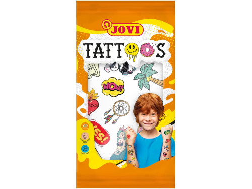 Temporary tattoos for kids - Jovi - 15 pcs.