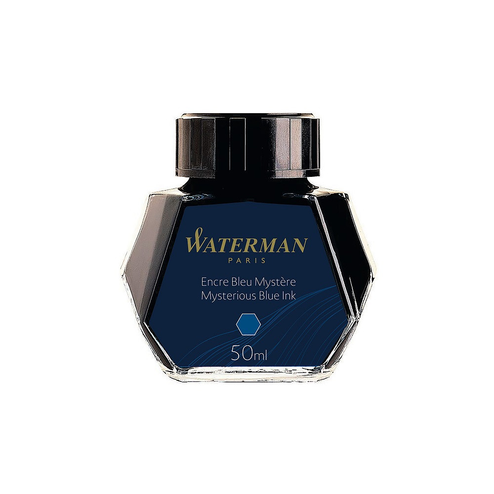 Atrament do piór wiecznych - Waterman - Mysterious Blue, 50 ml