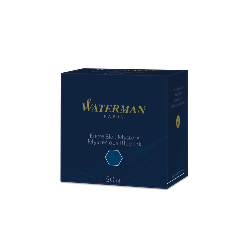 Atrament do piór wiecznych - Waterman - Mysterious Blue, 50 ml