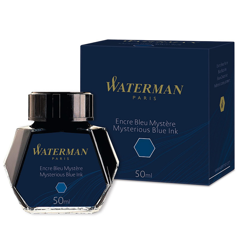 Atrament do piór wiecznych - Waterman - Mysterious Blue, 50 ml