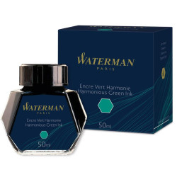 Atrament do piór wiecznych - Waterman - Harmonious Green, 50 ml