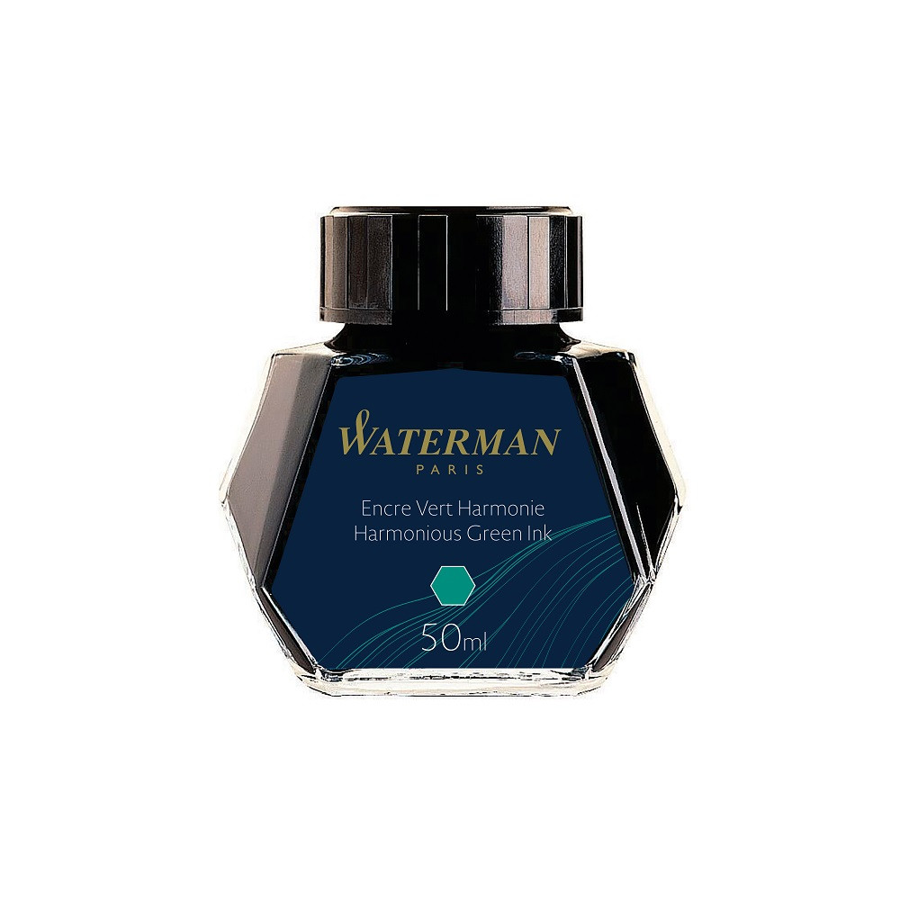 Ink for fountain pens - Waterman - Harmonious Green, 50 ml