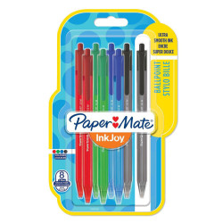 Set of InkJoy 100 ballpoint pens - Paper Mate - 1 mm, 8 pcs.