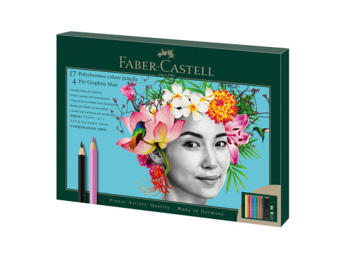 Set of Polychromos and Pitt Graphite Matt - Faber-Castell - 23 pcs.