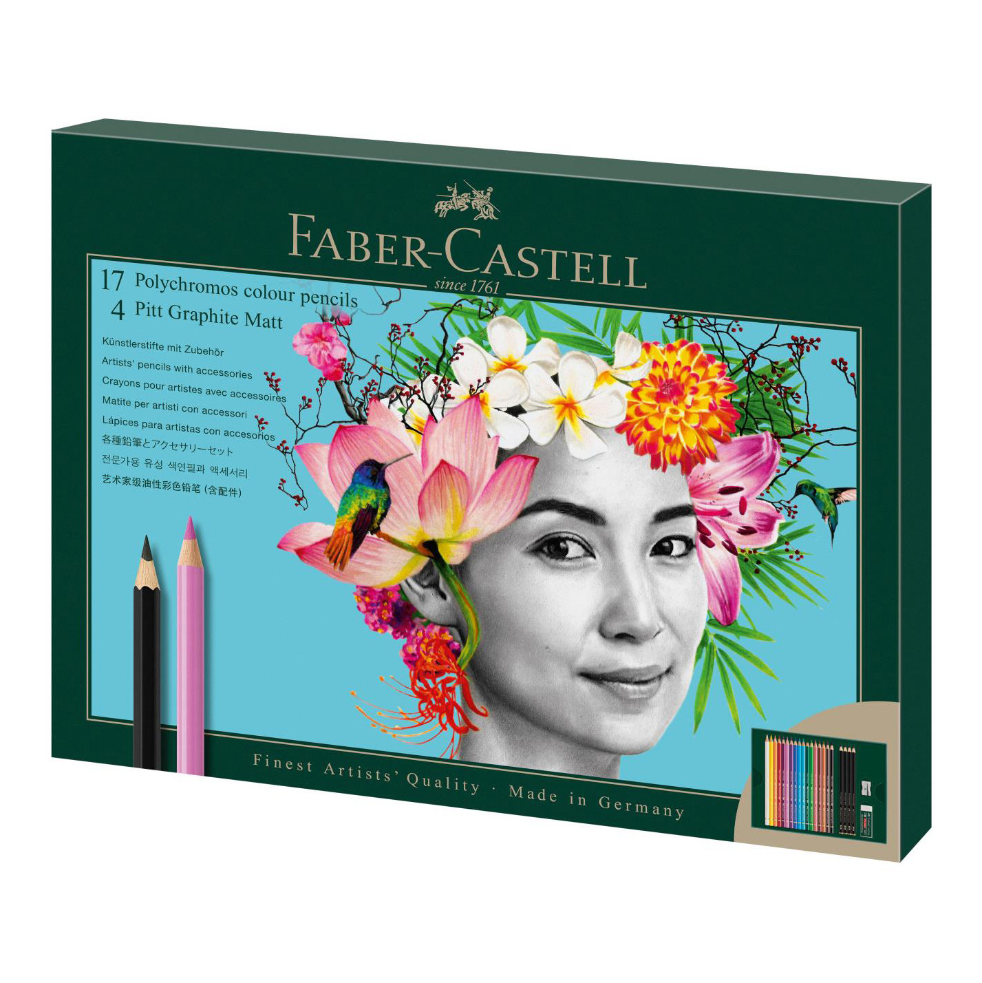 Kredki Polychromos i ołówki Pitt Graphite Mat - Faber