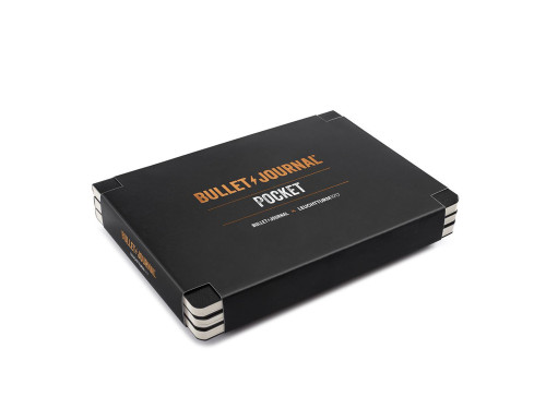 Set of Bullet Journal Notebooks - Leuchtturm1917 - black, dotted, 80 g/m2, 3 pcs.