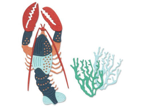 Set of Thinlits cutting dies - Sizzix - Ocean Critters, 10 pcs.