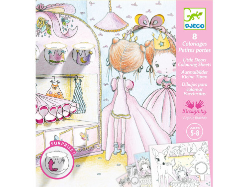 Kolorowanka z okienkami - Djeco - Pupi