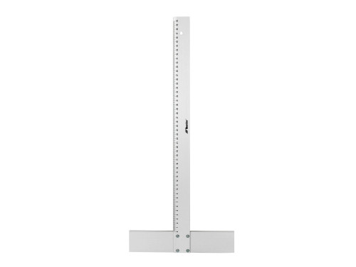 Linijka, przykładnica metalowa z ogranicznikiem - Leniar - 50 cm