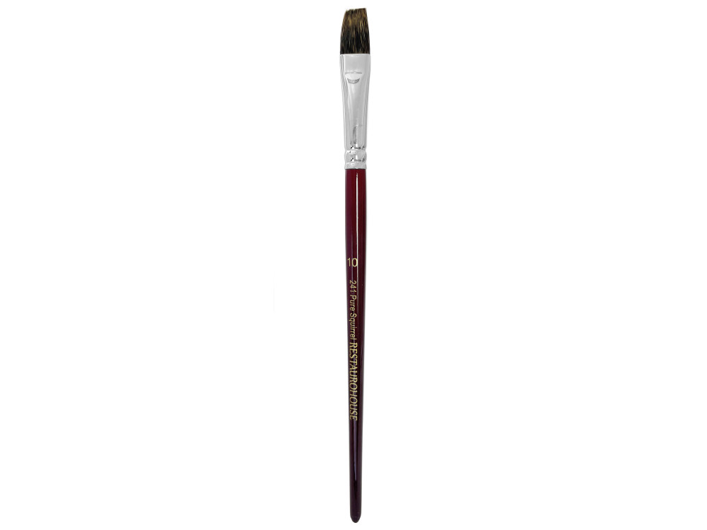 Flat, natural bristles, Pure Squirrel 241 brush - Restaurohouse - no. 10