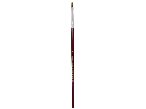 Flat, natural bristles, Pure Squirrel 241 brush - Restaurohouse - no. 2