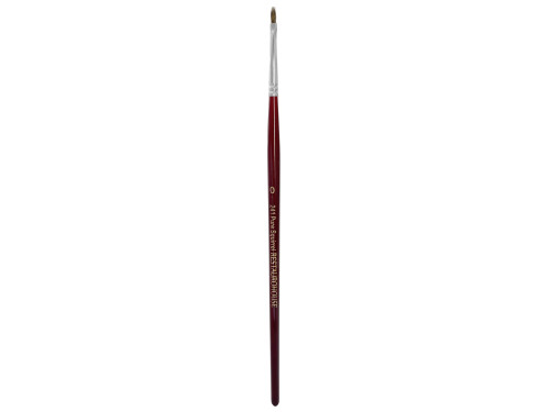 Flat, natural bristles, Pure Squirrel 241 brush - Restaurohouse - no. 0