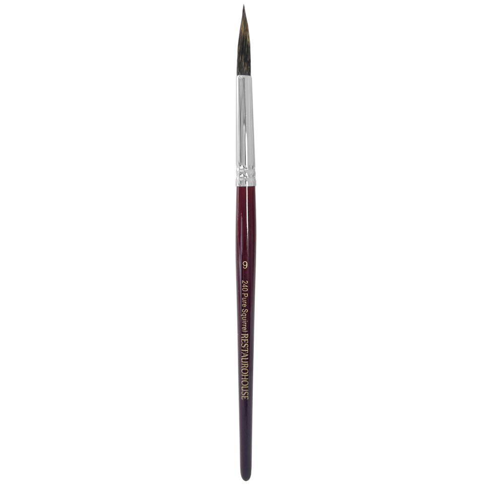Round, natural bristles, Pure Squirrel 240 brush - Restaurohouse - no. 9