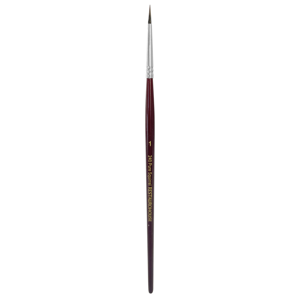 Round, natural bristles, Pure Squirrel 240 brush - Restaurohouse - no. 1