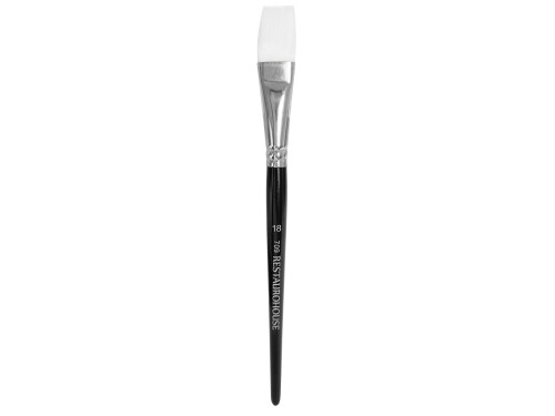 Flat, synthetic, 709 series brush - Restaurohouse - no. 18