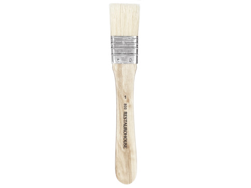 Flat, natural, hog bristles 800 series brush - Restaurohouse - no. 1