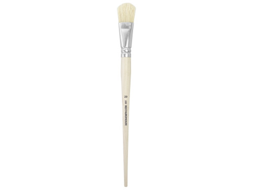 Cat's Tongue, natural, hog bristles 220 series brush - Restaurohouse - no. 20