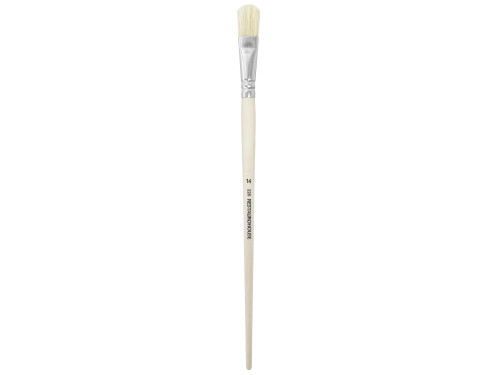 Cat's Tongue, natural, hog bristles 220 series brush - Restaurohouse - no. 14