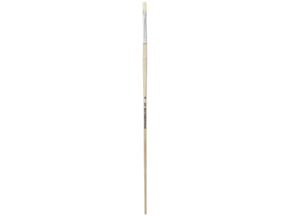Cat's Tongue, natural, hog bristles 220 series brush - Restaurohouse - no. 4