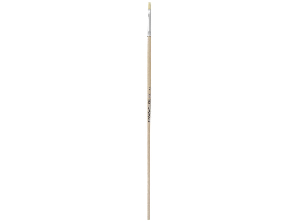 Cat's Tongue, natural, hog bristles 220 series brush - Restaurohouse - no. 2