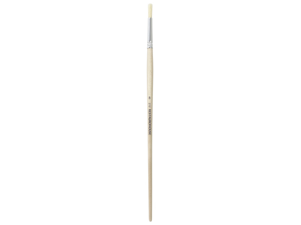 Round, natural, hog bristles 212 series brush - Restaurohouse - no. 8