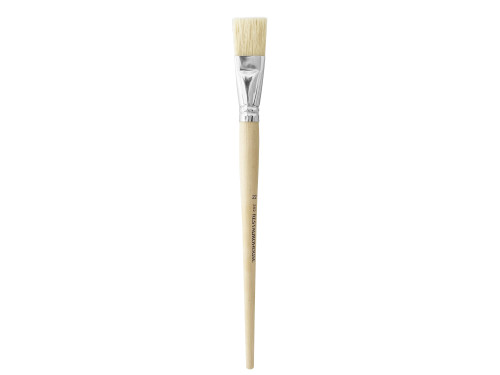 Flat, natural, hog bristles 202 series brush - Restaurohouse - no. 22
