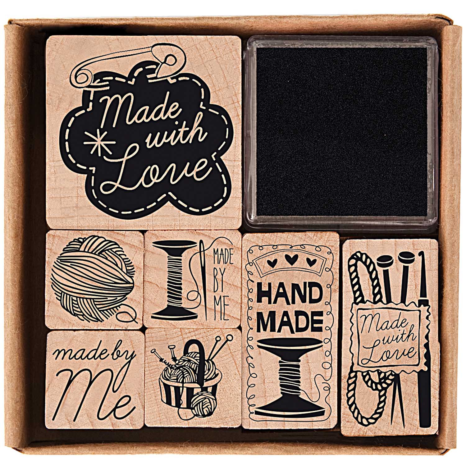 Paper Poetry Stamp Set - Handmade Paper Poetry Stamp Set - Handmade