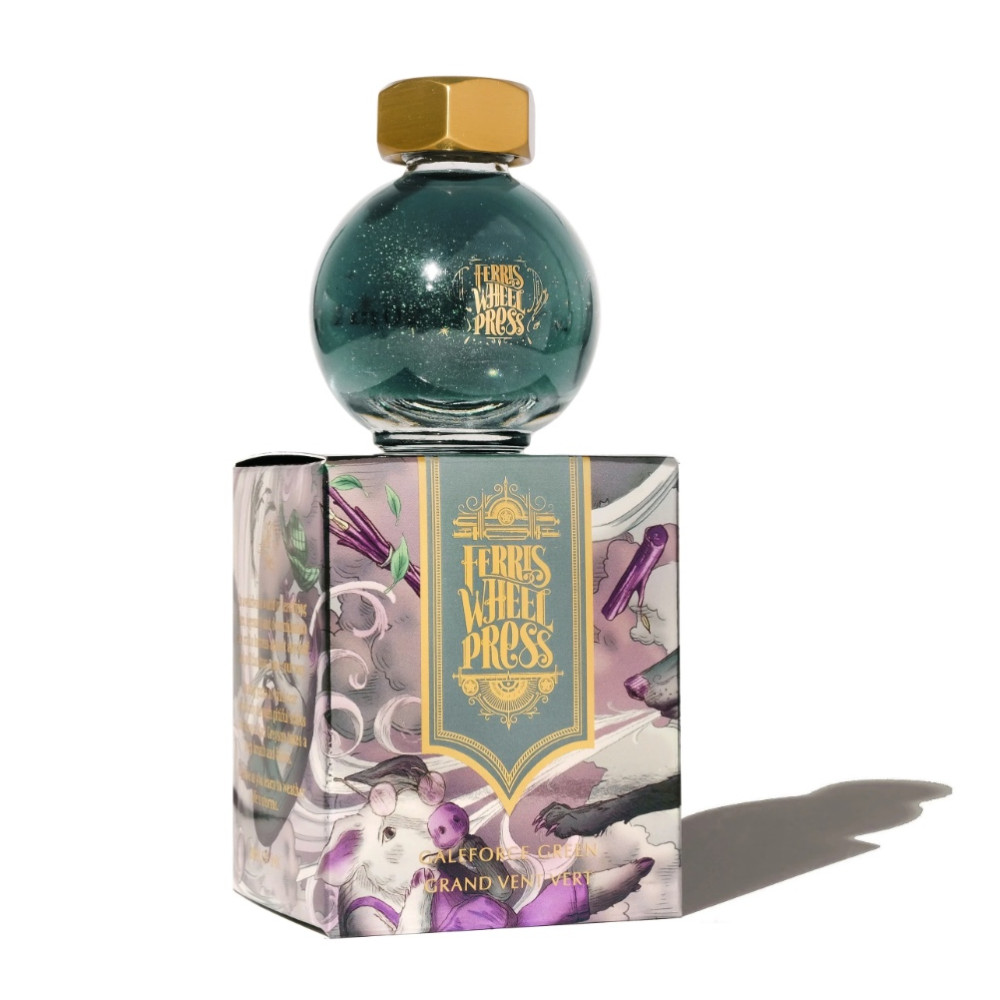 Calligraphy ink FerriTales - Ferris Wheel Press - Galeforce Green, 20 ml