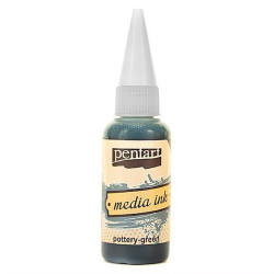 Media Ink - Pentart - Pottery green, 20 ml