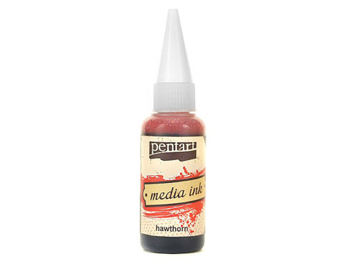 Tusz alkoholowy Media Ink - Pentart - Głóg, 20 ml