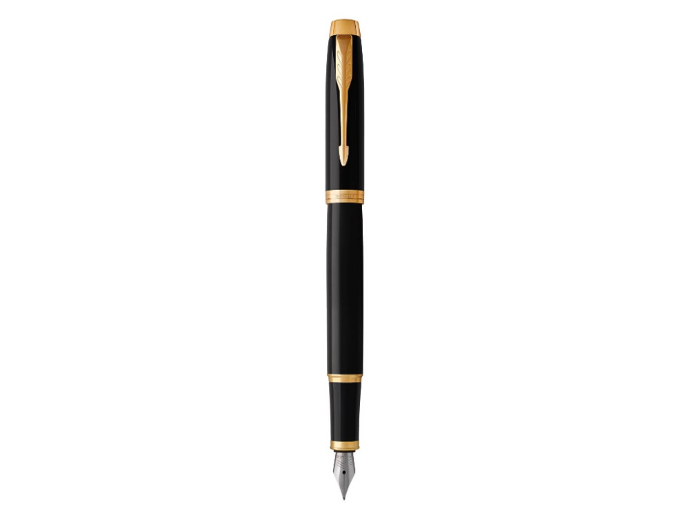 Fountain pen IM - Parker - Black & Gold Trim, F