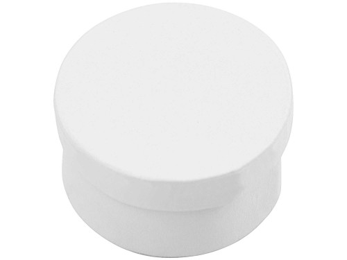 Cardboard gift box - Rico Design - White, round, 15 x 7 cm