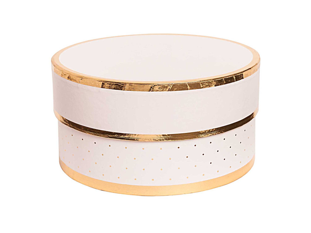 Pudełko prezentowe - Rico Design - Pink & Gold, 15 x 8 cm