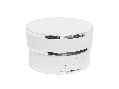 Cardboard gift box - Rico Design - White & Silver, 10 x 6 cm