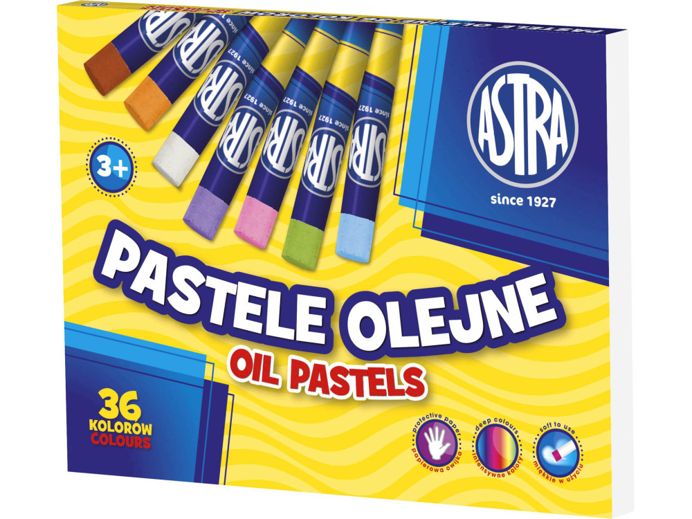 Zestaw pasteli olejnych - Astra - 36 kolorów