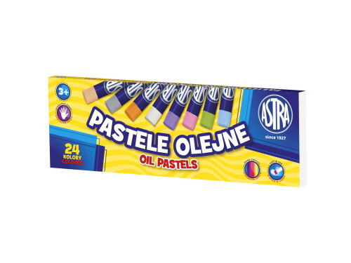 Set of oil pastels - Astra - 24 pcs.