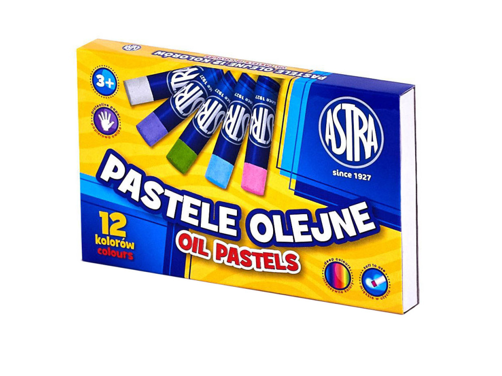 Set of oil pastels - Astra - 12 pcs.
