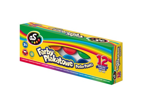 Set of posters paints - Astra - 12 x 20 ml