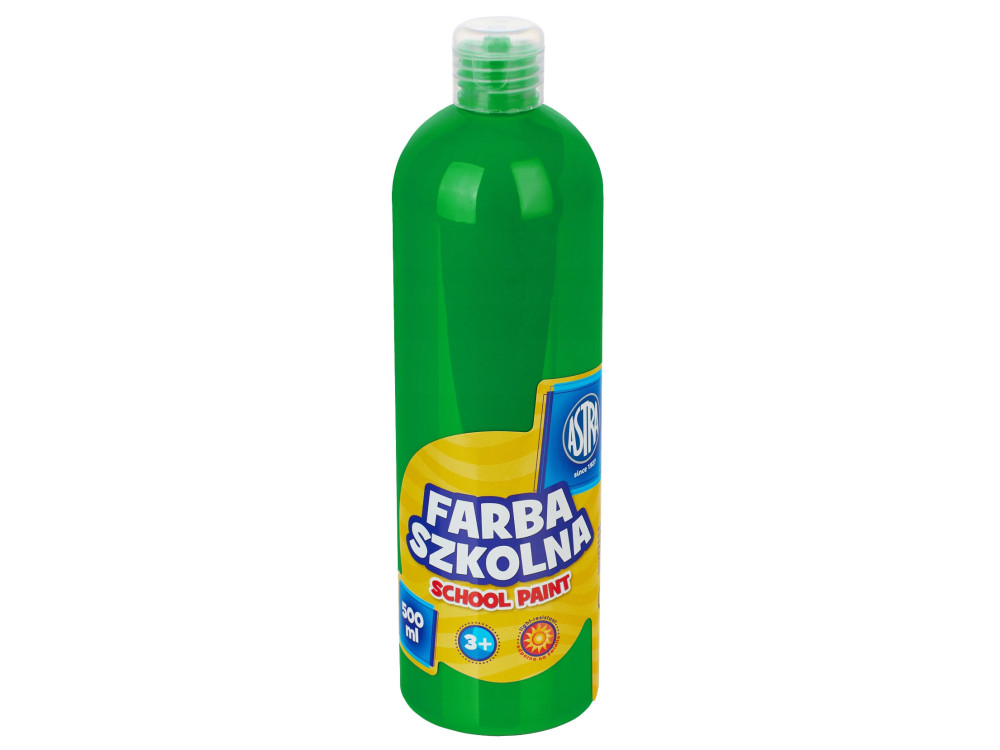 School poster paint - Astra - light green, 500 ml
