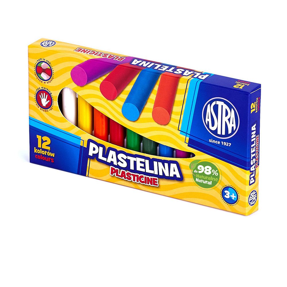 Plastelina - Astra - 12 kolorów