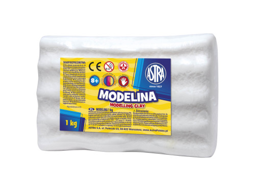 Modelina - Astra - biała, 1 kg