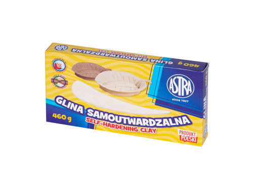 Glina samoutwardzalna - Astra - biała, 460 g