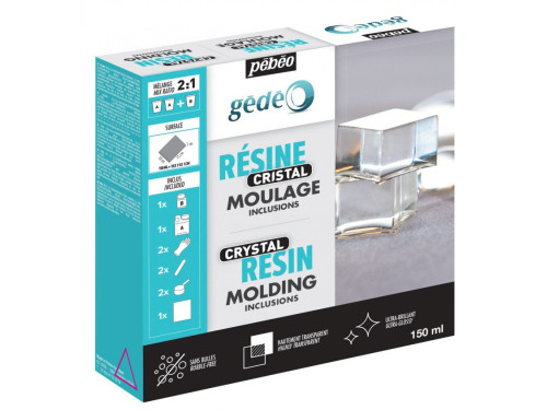 Gédéo Crystal epoxide resin - Pébéo - transparent, 150 ml
