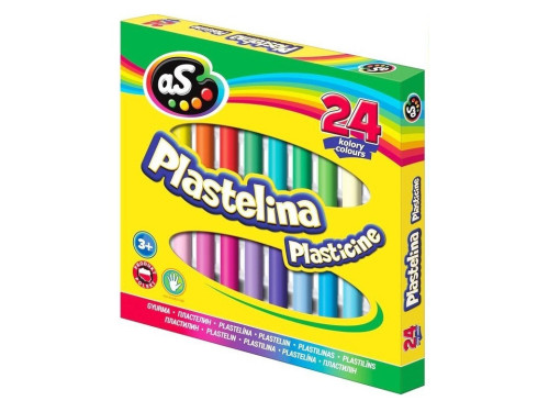 Plastelina szkolna - Astra - 18 kolorów