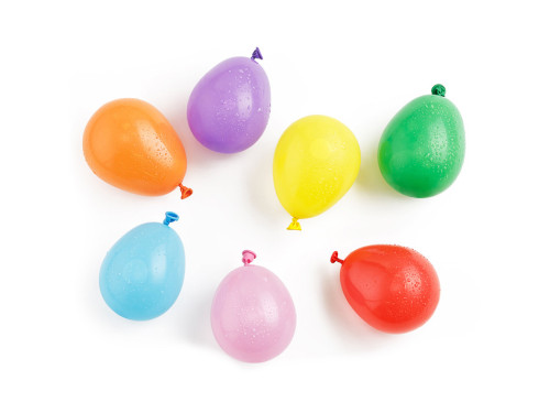Balony wodne - kolorowe, 8 cm, 100 szt.